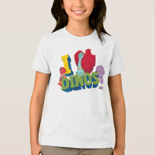 I Love Dinos Dino Ranch Tri-Blend Shirt