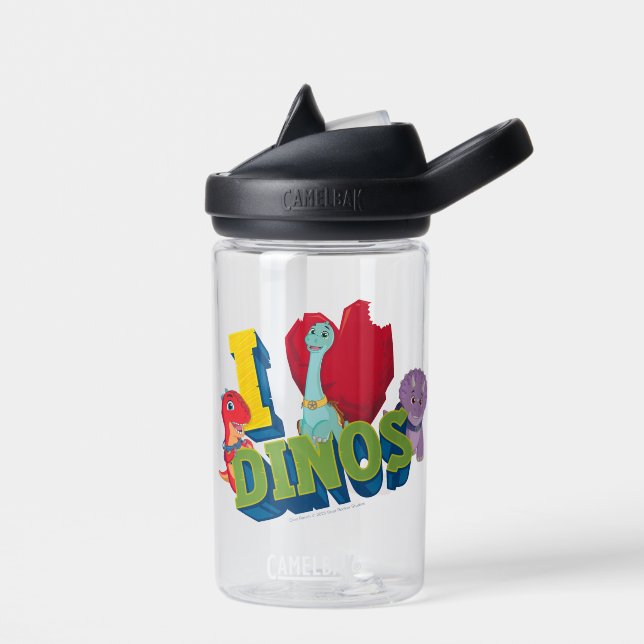 I Love Dinos | Dino Ranch Water Bottle (Left)