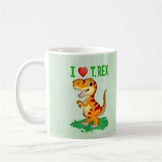 I Love dinosaurs, fun design ..  Card Coffee Mug