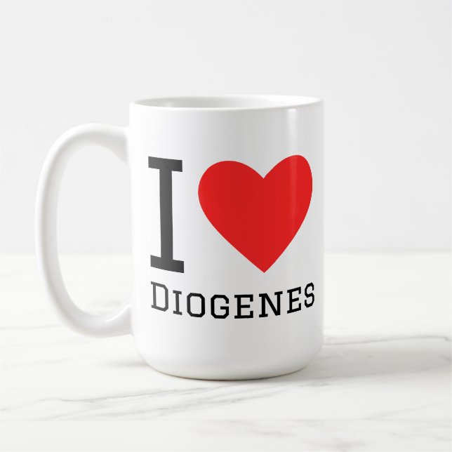 I love Diogenes  Coffee Mug (Left)
