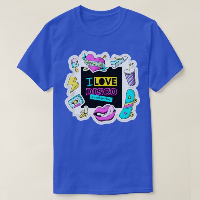 I Love Disco T-Shirt (Design Front)