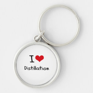 I Love Distillation Key Ring