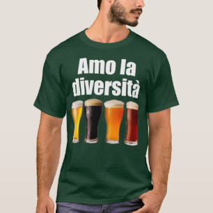 I Love Diversity Beer Gift Craft Beer T-Shirt