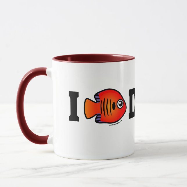 I Love Diving Mug (Left)