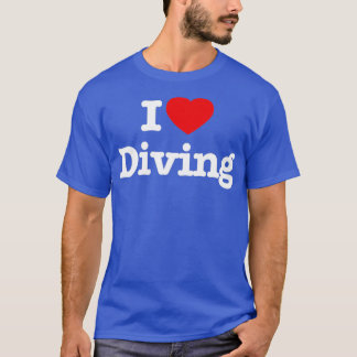 I Love Diving Underwater Sports Swimming Scuba Div T-Shirt