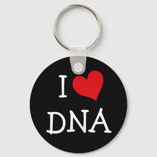 I Love DNA Key Ring