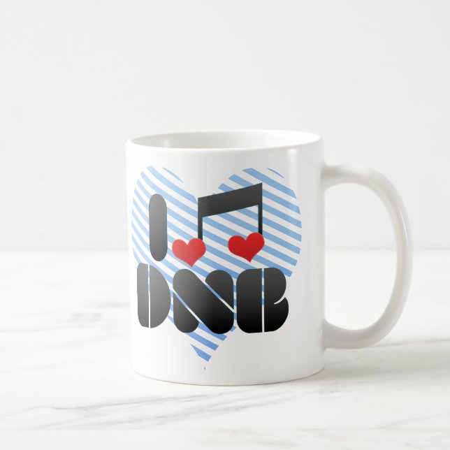 I Love DNB Coffee Mug (Right)