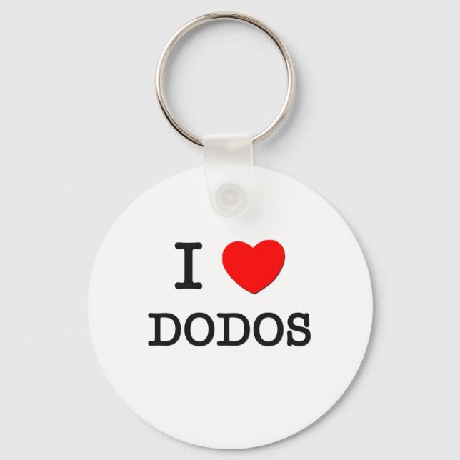 I Love DODOS Key Ring (Front)