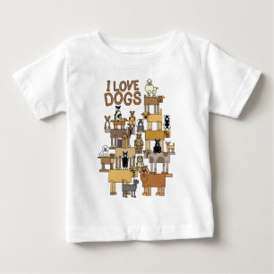 I LOVE DOGS BABY T-Shirt