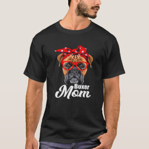 I Love Dogs Boxer Mum T-Shirt