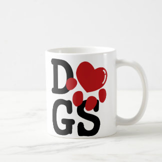 I love dogs coffee mug