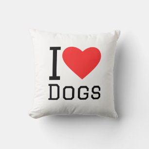I love dogs cushion