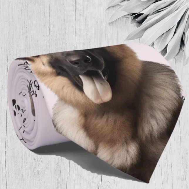 I Love Dogs German Shepherd Neck Tie (Creator Uploaded)