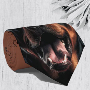 I Love Dogs Rottweiler Neck Tie