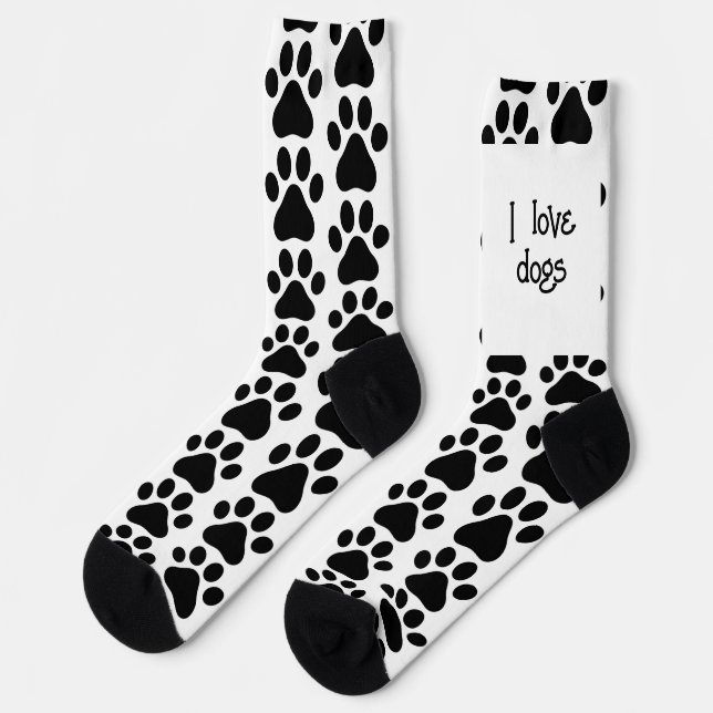 I love dogs socks (Left)