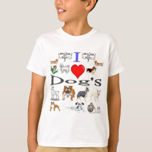 i love Dog's T-Shirt