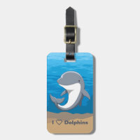 I Love Dolphins Cute Bottlenose