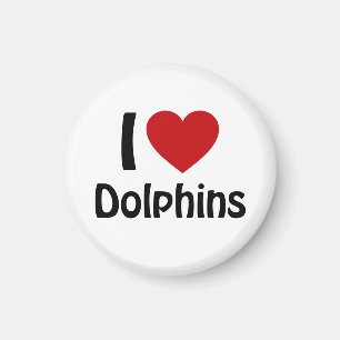 I love Dolphins Magnet