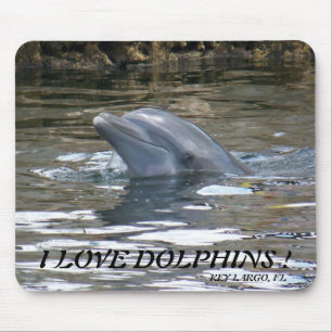 I LOVE DOLPHINS ! MOUSE MAT