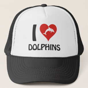 I love Dolphins Trucker Hat