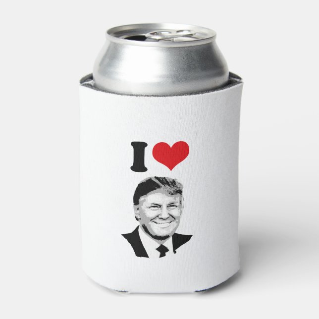 I Love Donald Trump Can Cooler (Can Front)
