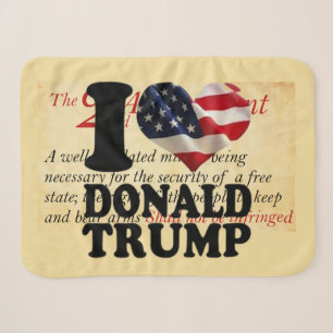 I LOVE DONALD TRUMP SHERPA BLANKET