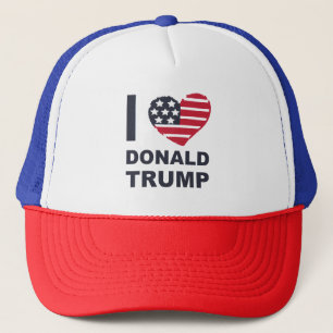 I Love Donald Trump Trucker Hat