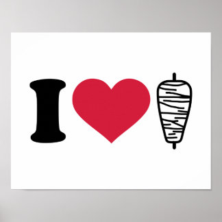 I love Doner kebap Poster