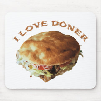 I Love Döner Mouse Mat