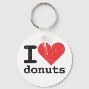 I love donuts Keychain