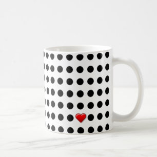 I Love Dots Coffee Mug