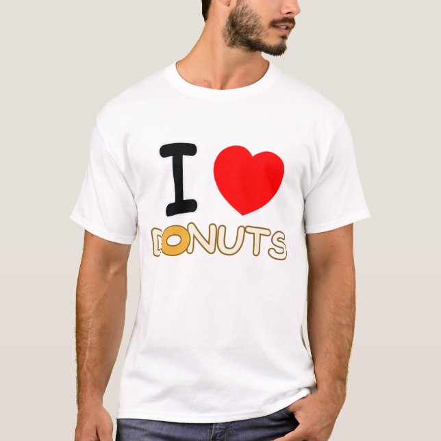 I love doughnuts T-Shirt (Front)