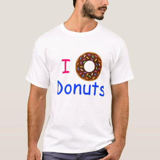 I Love Doughnuts T-Shirt