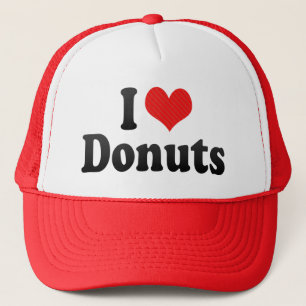 I Love Doughnuts Trucker Hat