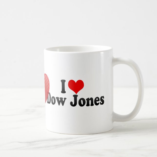 I Love Dow Jones Coffee Mug (Right)