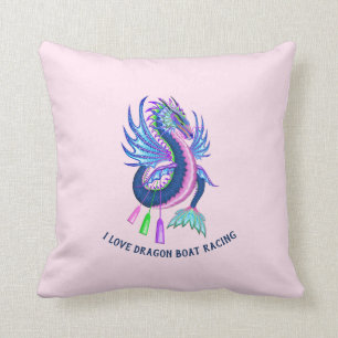 I Love Dragon boat Racing Cushion
