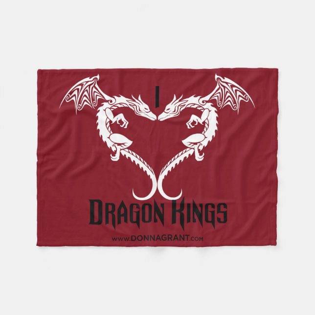 I love Dragon Kings blanket (Front (Horizontal))