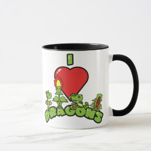 I Love Dragons Mug