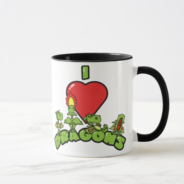 I Love Dragons Mug (Right)