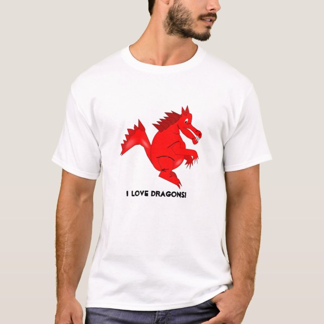I love Dragons T-shirt (Front)