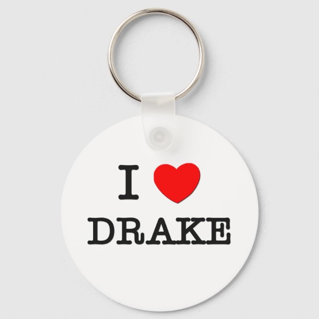 I Love Drake Key Ring (Front)