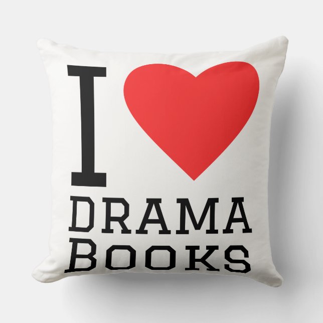 I love drama books  cushion (Front)