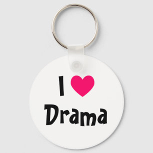 I Love Drama Key Ring
