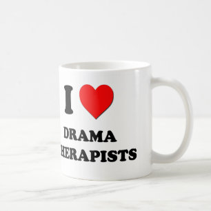 I Love Drama Therapists Coffee Mug