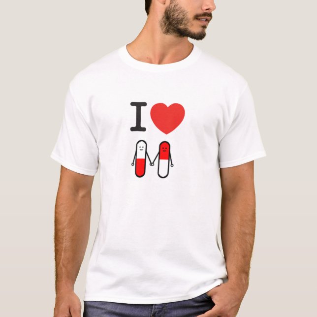 I love DrugPairSeeker T-shirt (Front)