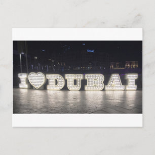 I Love Dubai Postcard