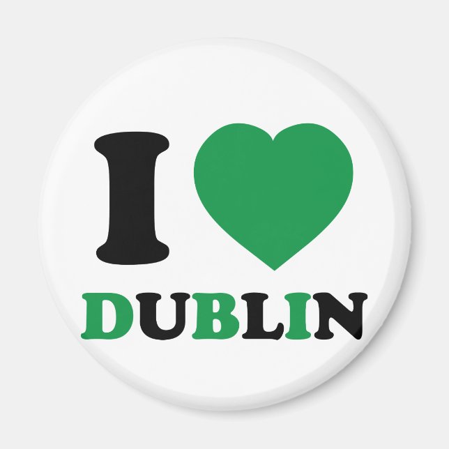 I Love Dublin Magnet (Front)