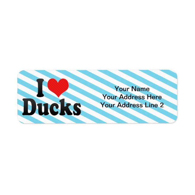 I Love Ducks (Front)