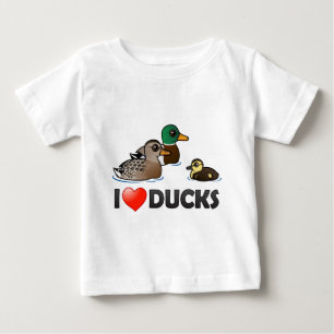 I Love Ducks Baby T-Shirt