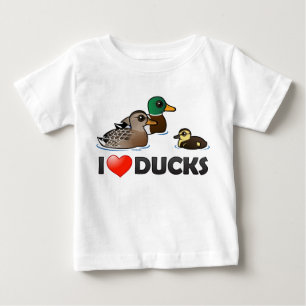 I Love Ducks Baby T-Shirt